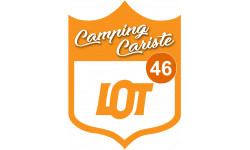 campingcariste Lot 46 - 10x7.5cm - Sticker/autocollant