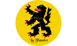 Flandre - 15cm - Sticker/autocollant