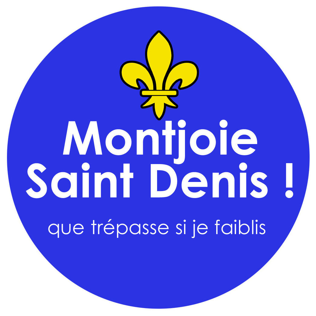 Montjoie Saint Denis - 5cm - Sticker/autocollant