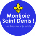 Montjoie Saint Denis - 5cm - Sticker/autocollant