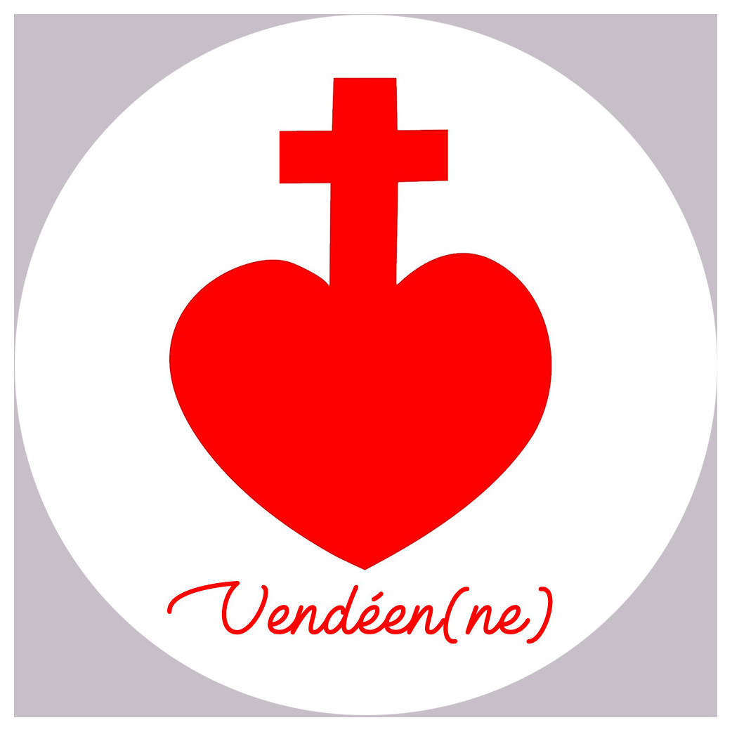Vendéen(ne) - 5cm - Sticker/autocollant
