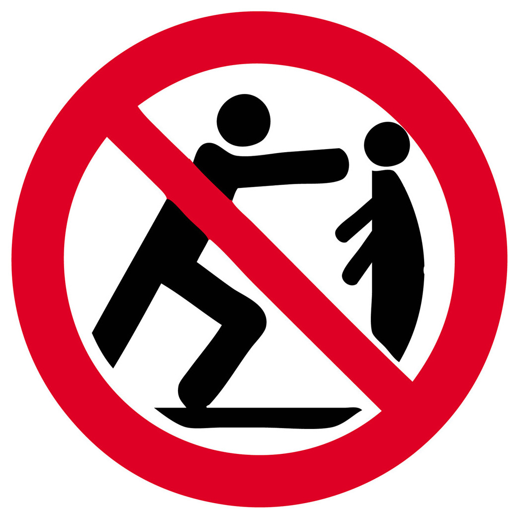 Sticker panneau DANGER ROUTE avion aéroport 7cm(S)-20cm(XL) autocollant