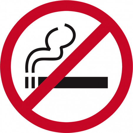 interdit de fumer - 10cm - Sticker/autocollant