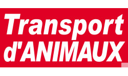 Sticker Transport d'animaux