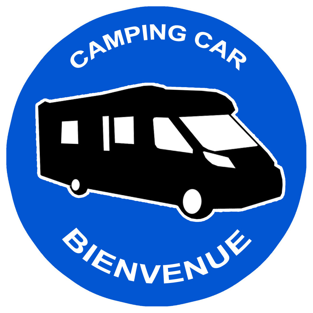 bienvenue aux camping car - 15cm - Sticker/autocollant