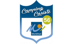 campingcariste Morbihan 56 - 10x7.5cm - Sticker/autocollant