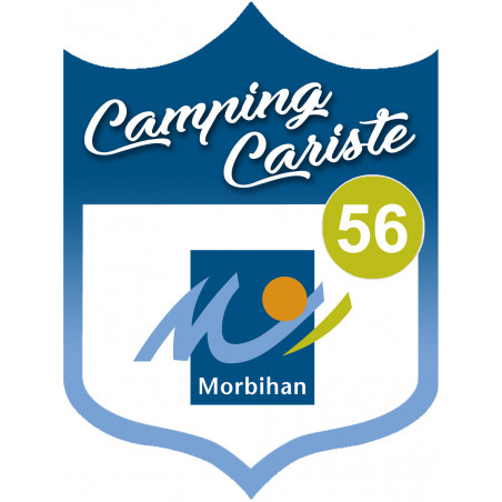 campingcariste cariste Morbihan 56 - 20x15cm - Sticker/autocollant