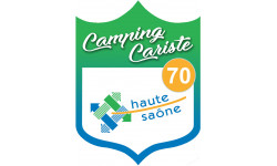 campingcariste Haute Saône 70 - 10x7.5cm - Sticker/autocollant