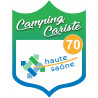 campingcariste Haute Saône 70 - 10x7.5cm - Sticker/autocollant