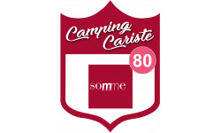 campingcariste Somme 80 - 10x7.5cm - Sticker/autocollant