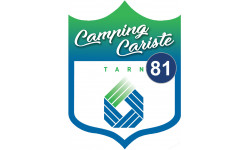 Campingcariste Tarn 81 - 10x7.5cm - Sticker/autocollant