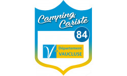 Campingcariste Vaucluse 84 - 10x7.5cm - Sticker/autocollant