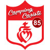 Campingcariste Vendée 85 - 10x7.5cm - Sticker/autocollant