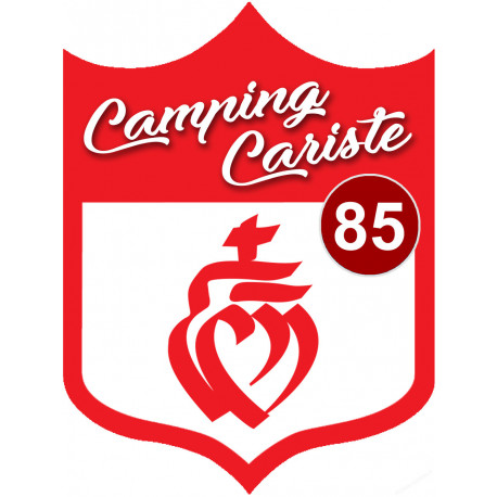 campingcariste Vendée 85 - 15x11.2cm - Sticker/autocollant