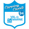 Campingcariste Val de Marne 94 - 10x7.5cm - Sticker/autocollant