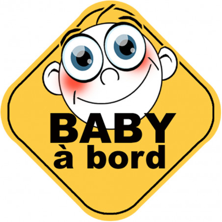 Baby à bord universel - 15cm - Sticker/autocollant