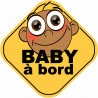 Baby à bord méditerranéen - 15cm - Sticker/autocollant