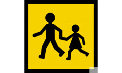transport d'enfants - 15 cm - Sticker/autocollant