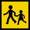 transport d'enfants - 20 cm - Sticker/autocollant