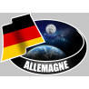  ALLEMAGNE - 15x10cm - Sticker/autocollant