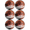 Basket SHOOT - 6X10cm - Sticker/autocollant