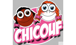 stickers / autocollants "Chicouf soeurettes"