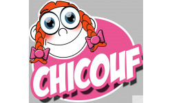 stickers / autocollants "Chicouf fille"