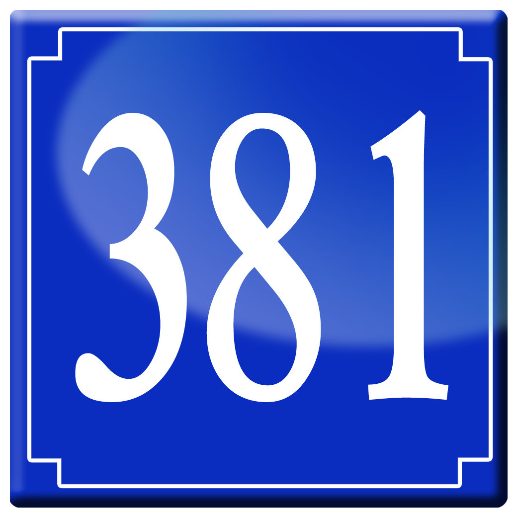 numéroderue381 classique - 10cm - Sticker/autocollant