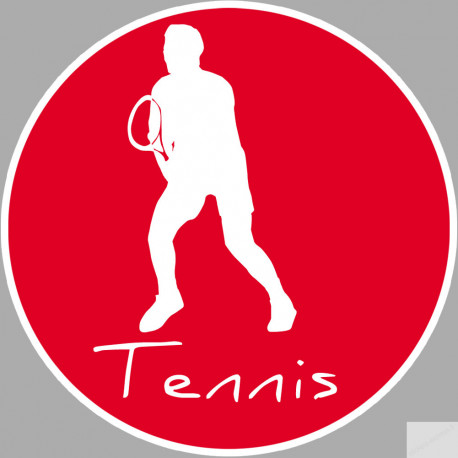 Tennis (5cm) - Sticker/autocollant