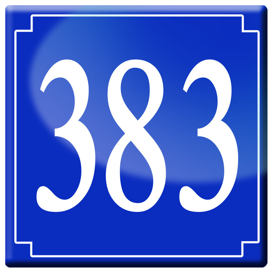 numéroderue383 classique - 10cm - Sticker/autocollant