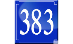 numéroderue383 classique - 10cm - Sticker/autocollant