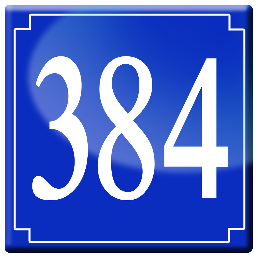 numéroderue384 classique - 10cm - Sticker/autocollant