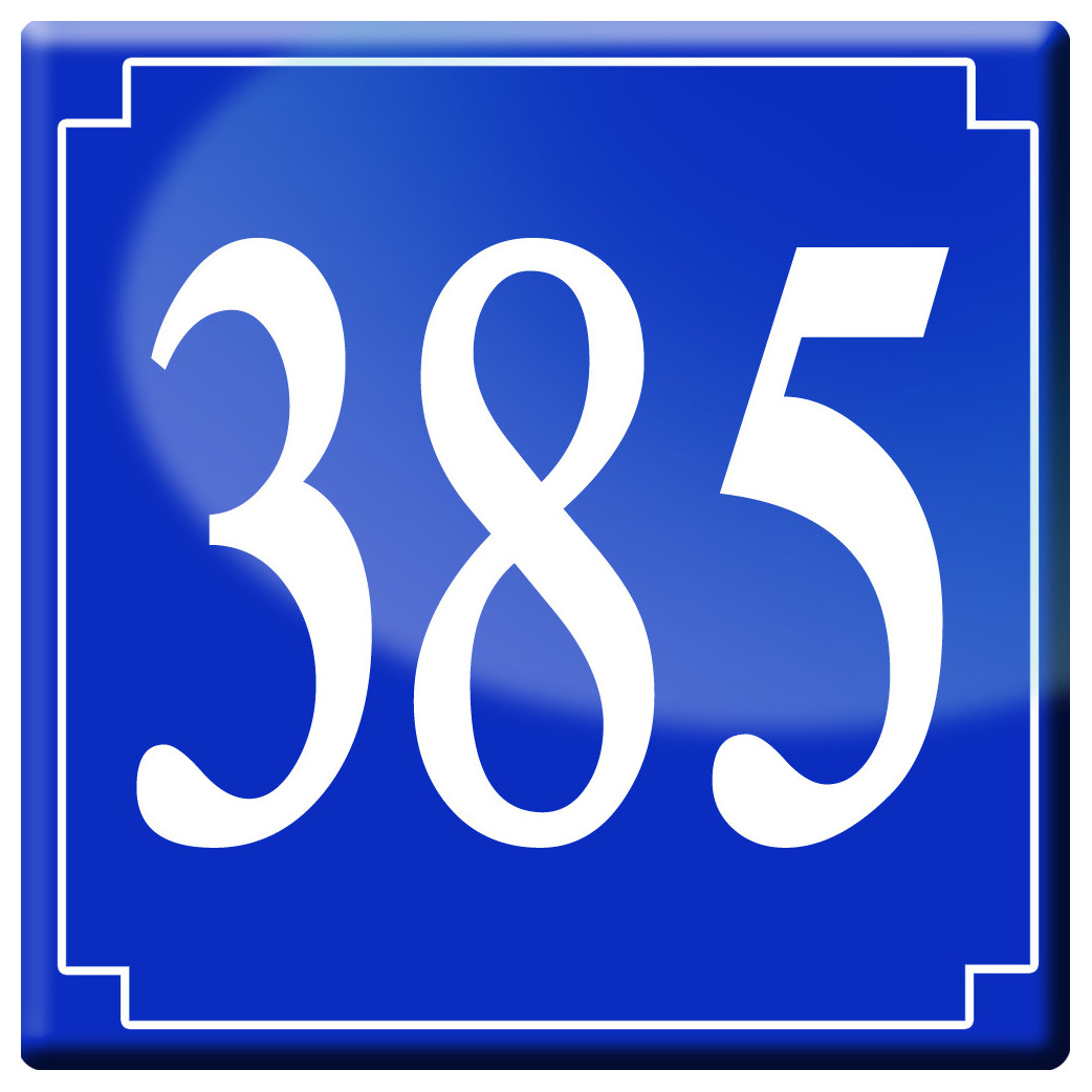 numéroderue385 classique - 10cm - Sticker/autocollant