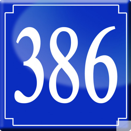 numéroderue386 classique - 10cm - Sticker/autocollant