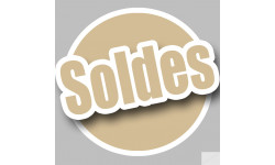 solde couleur imitation OR - 15cm - Sticker/autocollant