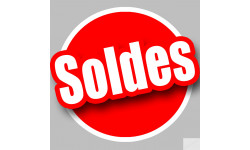 solde Rouge - 15cm - Sticker/autocollant