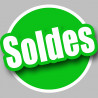 solde VERT - 15cm - Sticker/autocollant