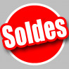 solde Rouge - 10cm - Sticker/autocollant