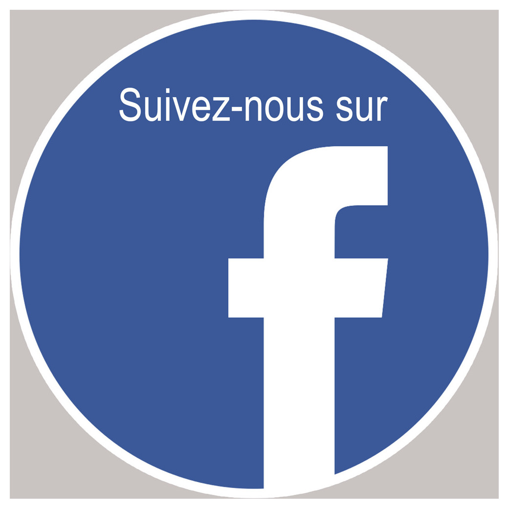 Facebook - 20cm - Sticker/autocollant