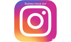 instagram - 10cm - Sticker/autocollant