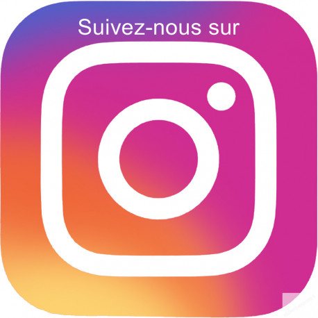 instagram - 10cm - Sticker/autocollant