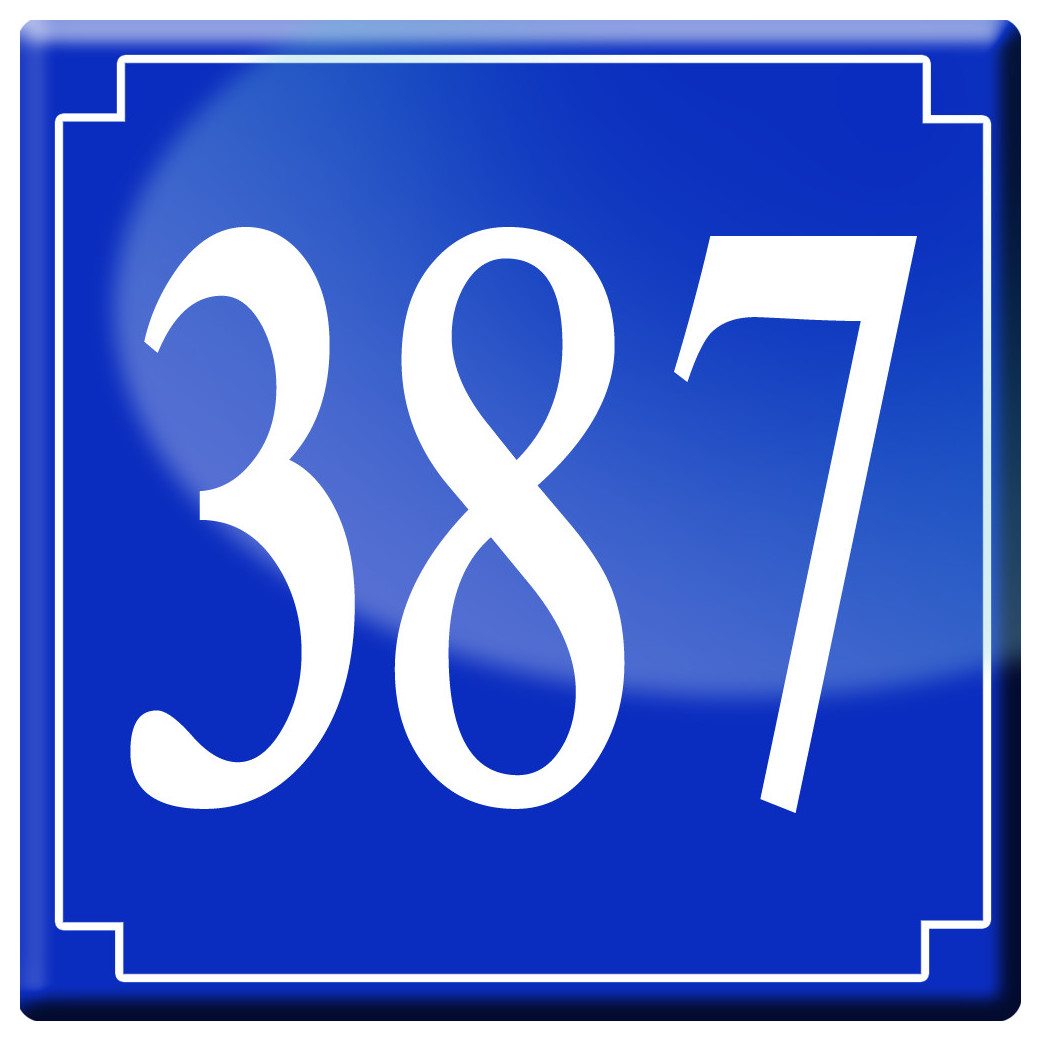 numéroderue387 classique - 10cm - Sticker/autocollant