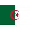 Drapeau Algérie - 15x10cm - Sticker/autocollant