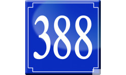 numéroderue388 classique - 10cm - Sticker/autocollant