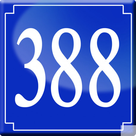 numéroderue388 classique - 10cm - Sticker/autocollant