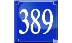 numéroderue389 classique - 10cm - Sticker/autocollant