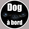 dog a bord - 15cm - Sticker/autocollant