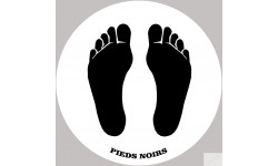 sticker / autocollant : Pieds noirs  - 20cm - Sticker/autocollant