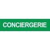 CONCIERGERIE VERT - 29x7cm - Sticker/autocollant