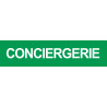 CONCIERGERIE VERT - 15x3.5cm - Sticker/autocollant